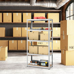 5-Tier Steel Freestanding Shelving Unit 72 Inch Adjustable Garage Storage Rack Open Display Shelf Unit