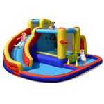 7 in 1 Kids Giant Inflatable Pool Water Slide Bounce House Jumping Castle Combo without Blower