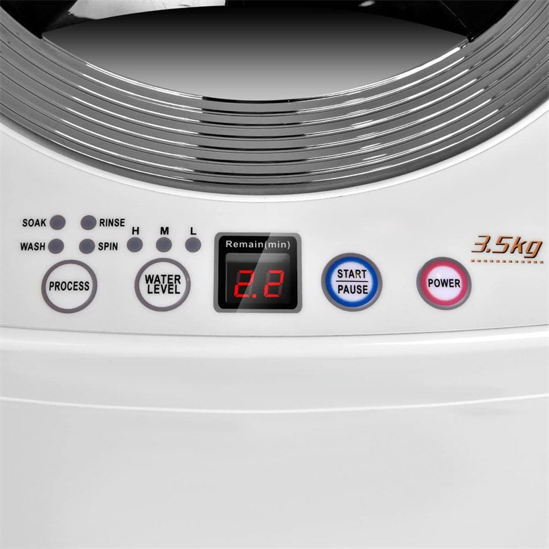  COSTWAY Portable Washing Machine, 8Lbs Capacity Full-Automatic  Washer with 6 Wash Programs, LED Display, 3 Water Levels, Compact Laundry  Washer and Dryer Combo for Home, Apartment, Dorm, RVs : Appliances
