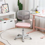 Adjustable Kids Desk Chair Children Swivel Study Computer Chair with Lumbar Support & Universal Casters