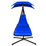 Hanging Chaise Lounge Hammock Outdoor Lounge Chair Swing Chair with Pillow