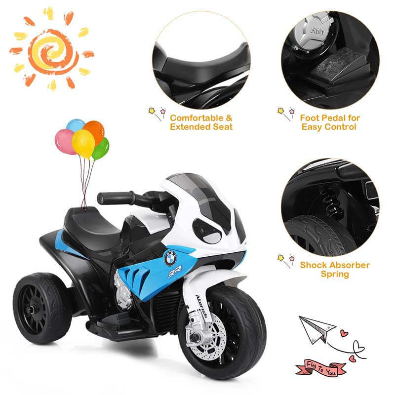 New good 6V BMV Kids Ride on motorcycle trike