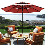 10ft 3 Tier Auto-tilt Patio Umbrella with Double Vented - Bestoutdor