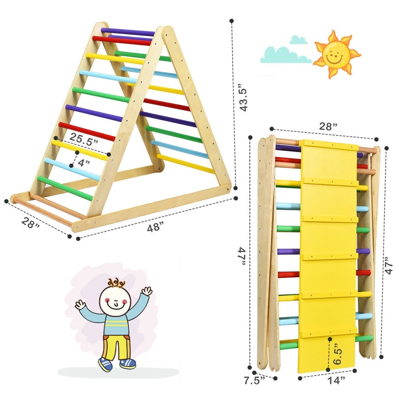 Best Climbing Triangle Ladders & Foldable Pikler Triangles