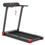 Folding Treadmill, Compact SuperFit Treadmill with APP Control, Speaker, LED Display, 12 Preset Programs, Walking Running Machine for Home Gym