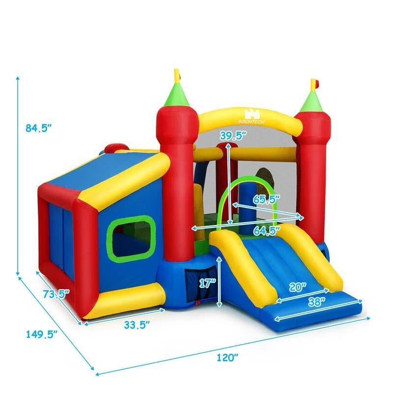 Inflatable Bounce House Kids Slide Jumping Castle - Bestoutdor