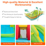 7-in-1 Inflatable Water Slide Kids Splash Pool Bounce House Mega Waterslide Park for Indoor Outdoor Fun without Blower