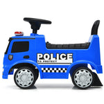 Kids Ride On Push Police Car Licensed Mercedes Benz Toddler Sliding Walking Car with Steering Wheel