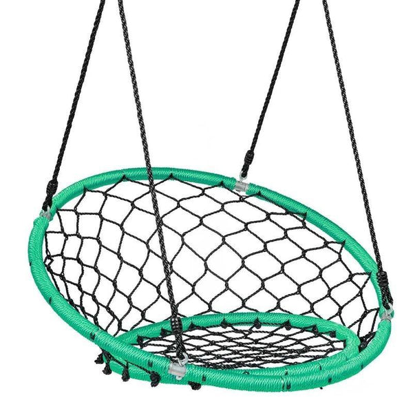 35.5" Inch Kids Indoor Outdoor Round Circle Saucer Swing - Bestoutdor