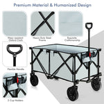 Outdoor Collapsible Utility Garden Wagon Cart Trolley Buggy