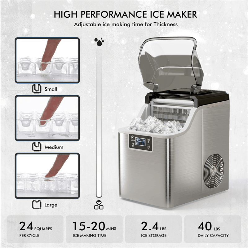 Euhomy Ice Machine: Large Ice in Small Spaces