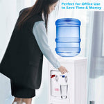 Top Loading Water Dispenser, 5 Gallon Bottle Hot & Cold Water Cooler Dispenser with Child Child Lock & Storage Cabinet for Home Office School