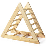 Wooden Climbing Triangle Ladder Toddler Pikler Triangle Climber Play Equipment for Indoor