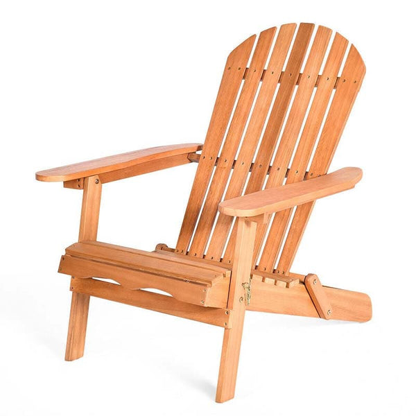 Bestoutdor Wooden Folding Adirondack Chair Patio Lounge Chair