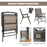 Set of 4 Patio Folding Chairs - Bestoutdor