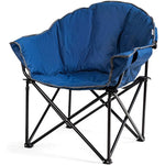 Folding Camping Moon Padded Chair with Carry Bag