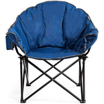 Folding Camping Moon Padded Chair with Carry Bag